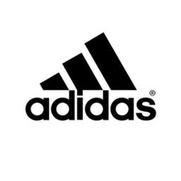 Adidas logo on a white background