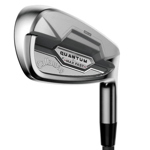 Callaway Quantum Max Fast Iron Set - Graphite - 6-PW, AW, GW Senior Graphite - Mitsubishi Vanquish 40